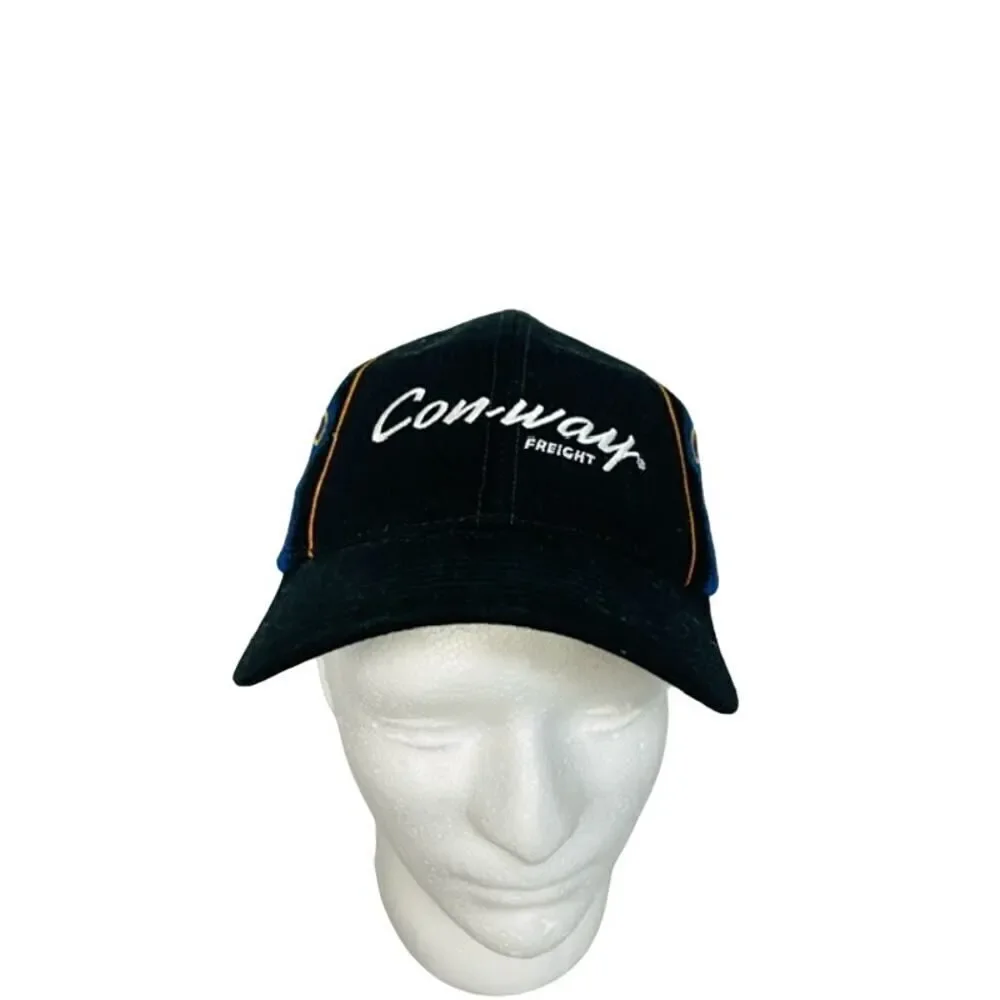 Conway Freight Hat Cap Strap Back Adjustable men Colin Braun 6 Black Blue Flames